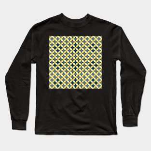 Retro seamless geometrical pattern in 70s vibes Long Sleeve T-Shirt